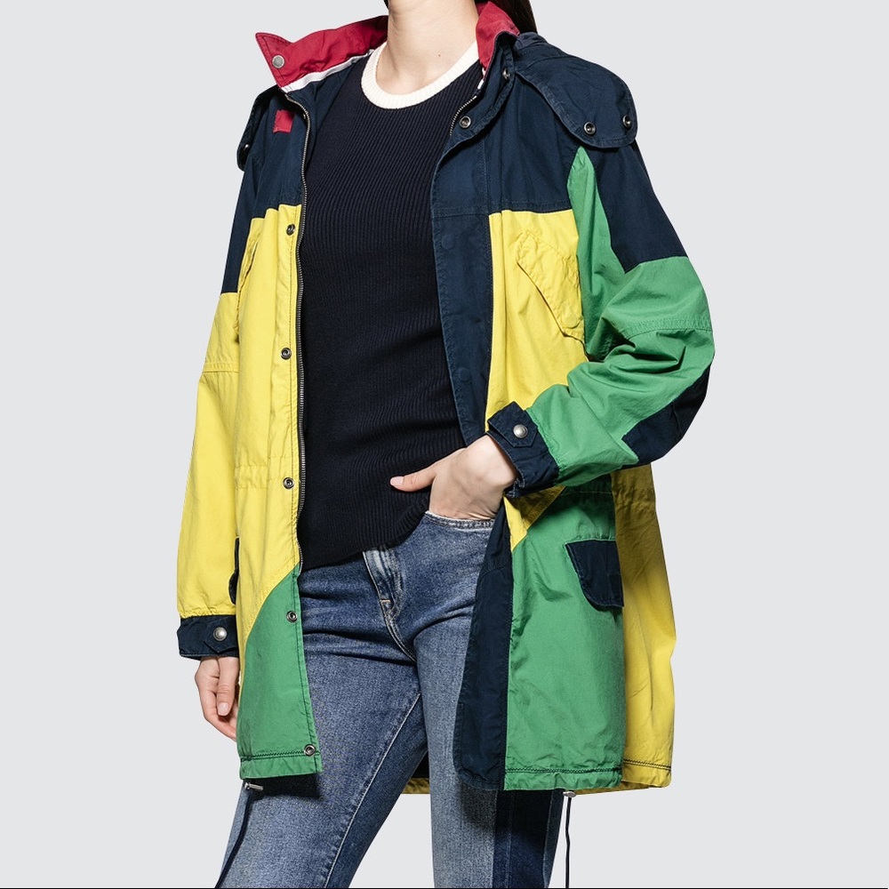 Ralph Lauren Women's Yacht Club 1992 Multicolor Hooded Jacket